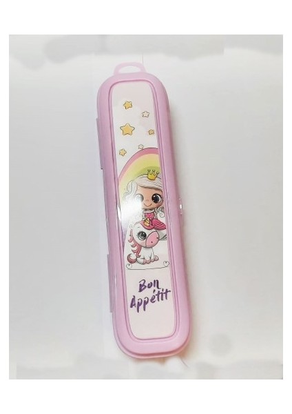 Pembe Multi Renkli Kapaklı Kalemlik Kutusu - Çanta Içi Saklama - Diş Fırçası - Makyaj Fırçası Kutu fırsatları