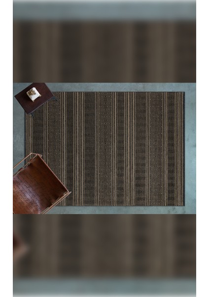 Halı Gloria 4004 Antrasit Yıkanabilir Kaliteli Modern Şık Kilim