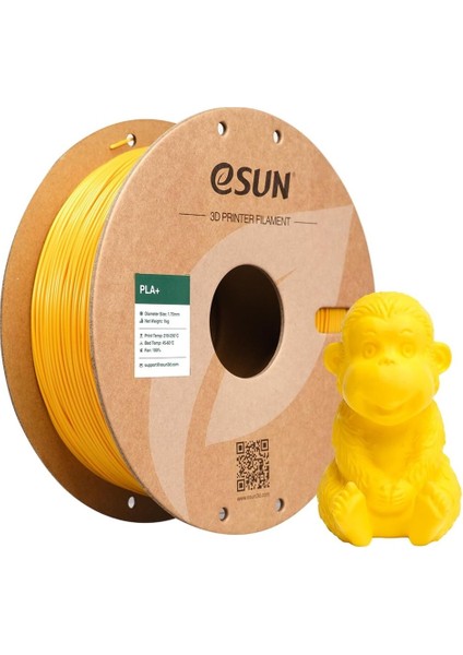 Urhanshop Esun Sarı Pla+ Filament 1.75MM 1 kg Plus