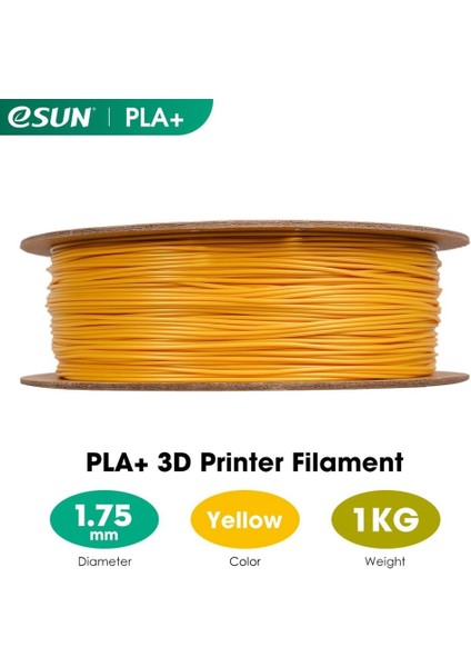 Urhanshop Esun Sarı Pla+ Filament 1.75MM 1 kg Plus