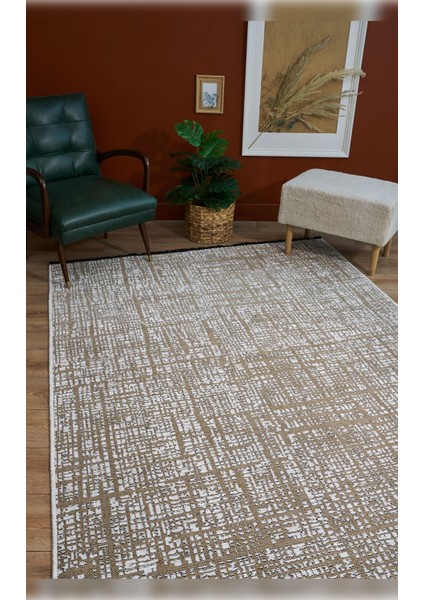 Halı Gloria 4011 Beyaz Antibakteriyel Yıkanabilir Kaliteli Modern Şık Kilim