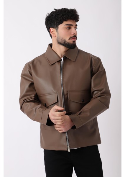Torba Cepli Yakalı Suni Deri Mont Pldp 2997_50444 fiyatları