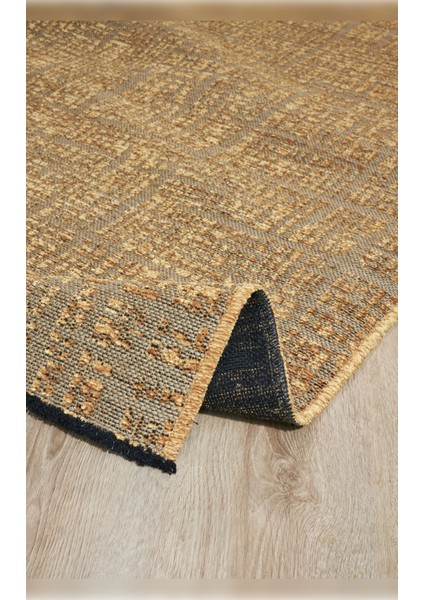 Halı Gloria 4014 Hardal Antibakteriyel Yıkanabilir Kaliteli Modern Şık Kilim
