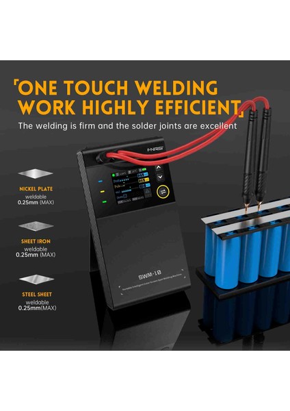 Swm-10 Taşınabilir Akıllı Renkli Ekran Nokta Pil Punta Makinesi