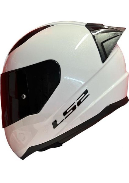 Rapıd 2 Beyaz Kask Şeffaf Kask Camı Hediyeli