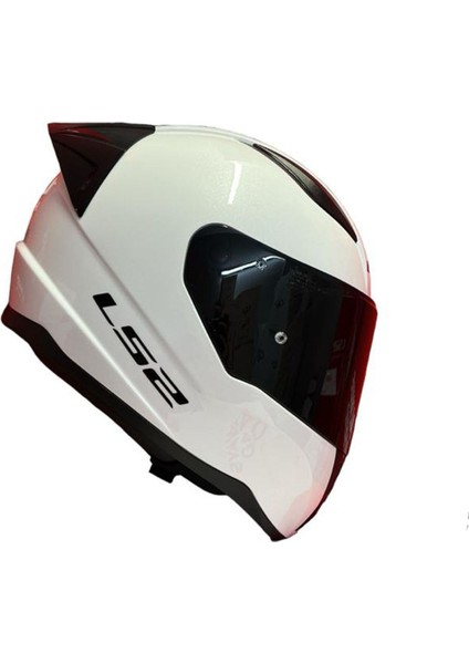 Rapıd 2 Beyaz Kask Şeffaf Kask Camı Hediyeli