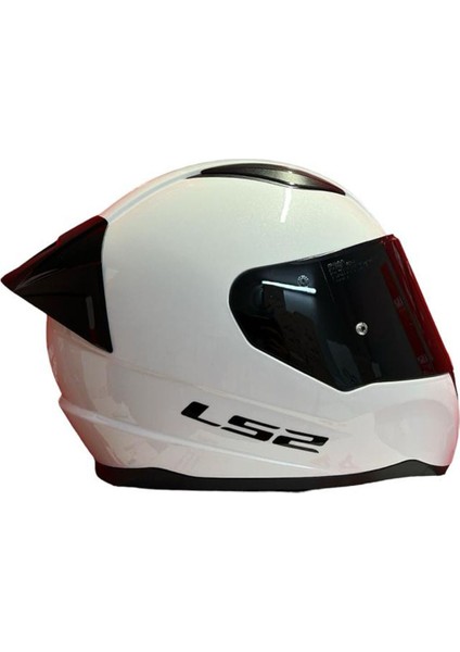 Rapıd 2 Beyaz Kask Şeffaf Kask Camı Hediyeli