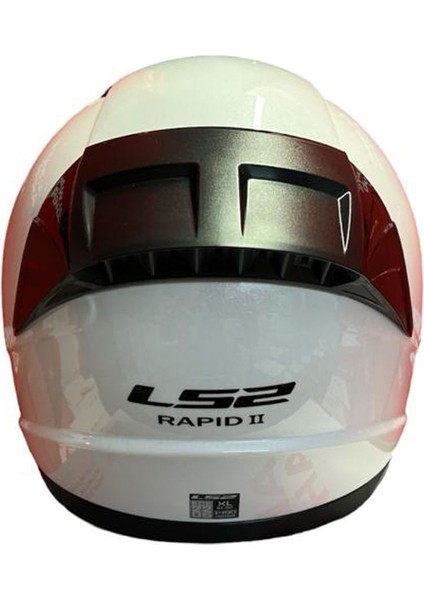 Rapıd 2 Beyaz Kask Şeffaf Kask Camı Hediyeli