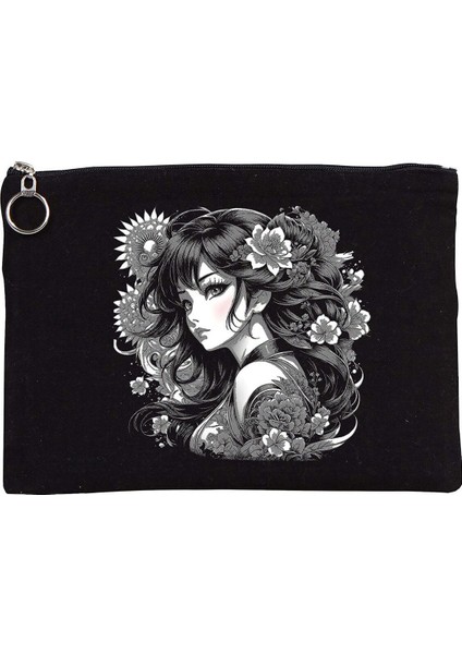 Tattoo Tablet/portföy Çanta - Astarlı 30X21 cm Siyah