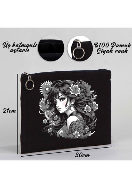Tattoo Tablet/portföy Çanta - Astarlı 30X21 cm Siyah fiyatları