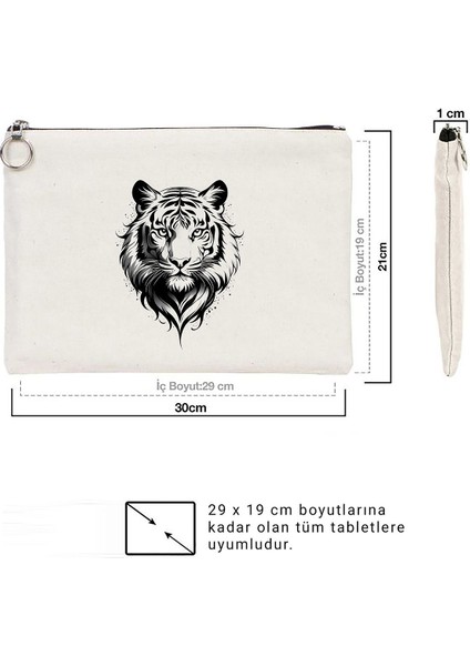 Tattoo Tablet/portföy Çanta - Astarlı 30X21 cm Beyaz modelleri