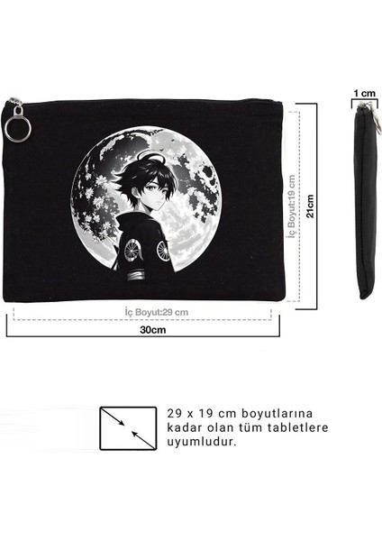 Tattoo Tablet/portföy Çanta - Astarlı 30X21 cm Siyah modelleri