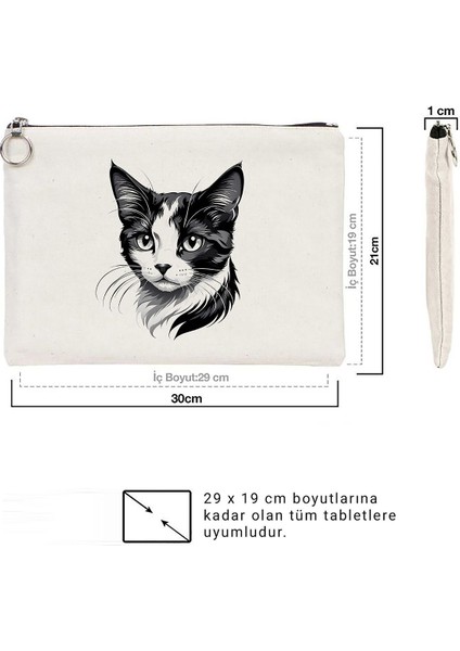 Tattoo Tablet/portföy Çanta - Astarlı 30X21 cm Beyaz modelleri