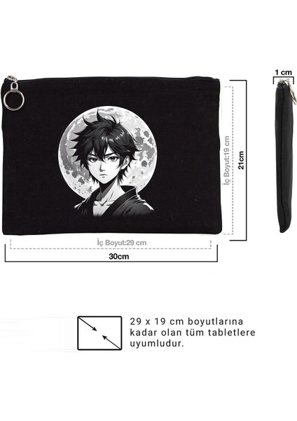 Tattoo Tablet/portföy Çanta - Astarlı 30X21 cm Siyah modelleri