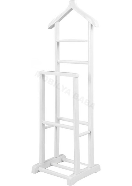 Dilsiz Uşak Askılık – Çiftli Beyaz Ahşap