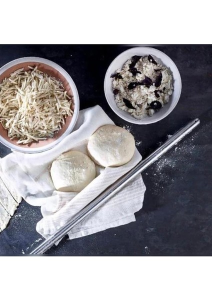 Alüminyum 100 cm 1 Adet Paslanmaz Börek Hamur Yufka Açma Silindir Oklava fiyatları