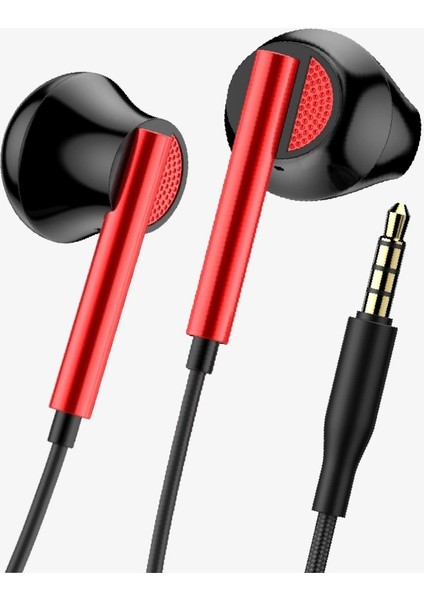 H64 Mikrofonlu Yüksek Baslı Kulak Içi Kablolu Kulaklık