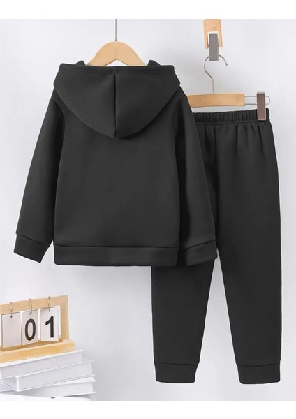 Kışlık Kız Erkek Çocuk Eşofman Takımı 5 6 7 8 9 10 11 12 Yaş Unisex Örümcekadam