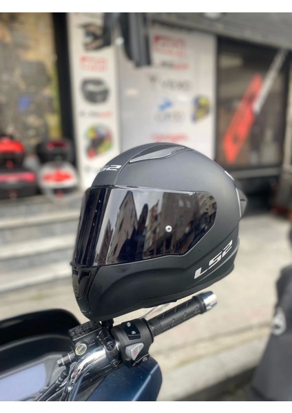 Rapıd Mat Siyah Kask - Siyah Vizör Spoiler