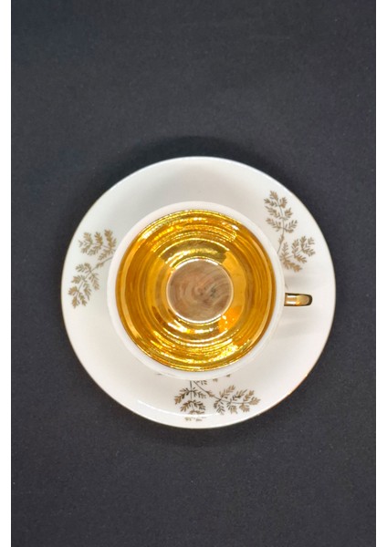 Kerafina Porzellan Türk Kahve Boyu Vintage Kahve Fincanı 2 Parça 90 ml modelleri