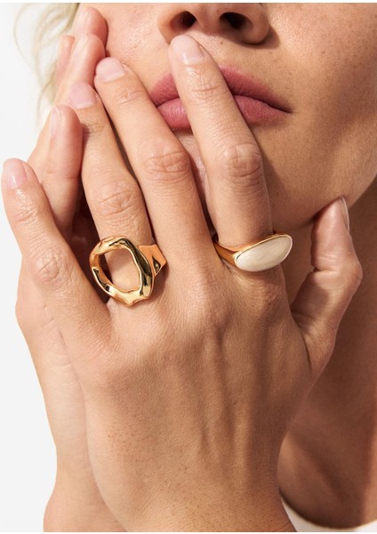 Asimetrik Gold Yüzük fiyatları