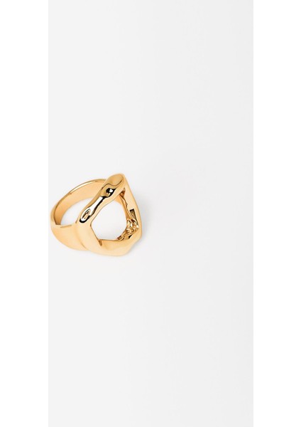 Asimetrik Gold Yüzük fırsatları