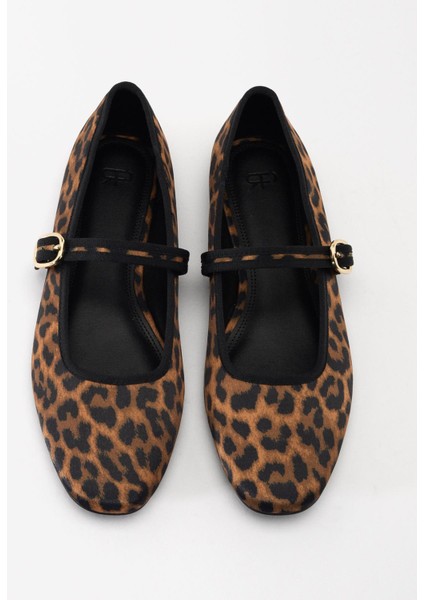 Leopar Desenli Deri Babet