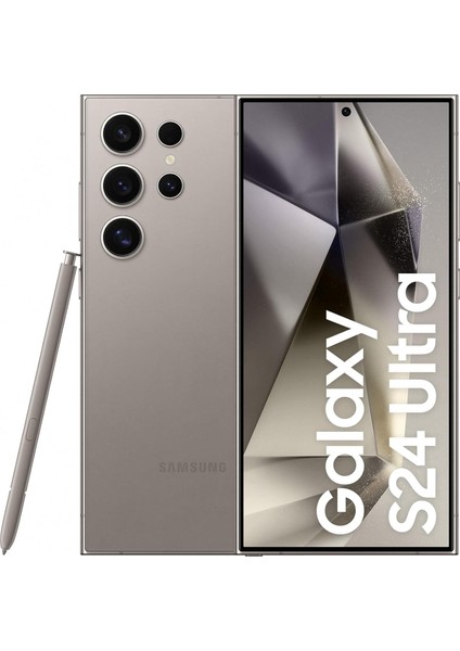 Galaxy S24 Ultra Akıllı Cep Telefonu 12 GB RAM,256 GB Depolama,titanyum Gri ( Türkiye Garantili)