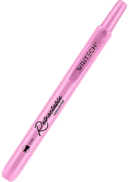 Pastel Pembe Basmalı Fosforlu Kalem W-805S