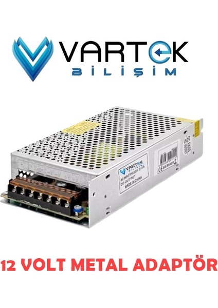 12 Volt 20 Amper Metal Kasa Adaptör – Geniş Kasa Güç Kaynağı fiyatları