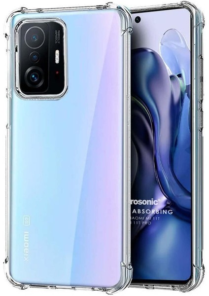 Xiaomi Mi 11T Pro Için Kılıf Shock Absorbing Şeffaf [mi 11T Pro ile Uyumlu Kılıf - Şeffaf]