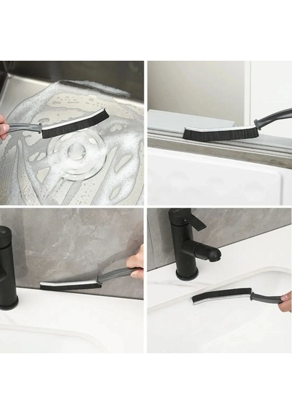 2li Çok Amaçlı Multi Ince Temizlik Fırçası Derz Arası Banyo Mutfak Lavabo Detay Temizleme Fırçası