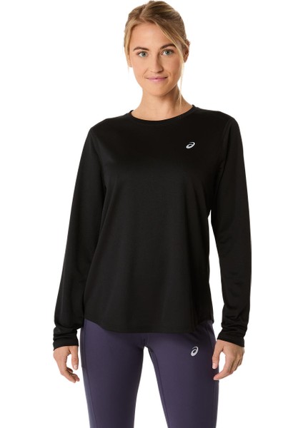 Asics Core Ls Top Kadın Siyah Uzun Kollu Tshirt 2012D181-001
