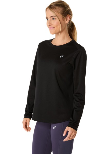Asics Core Ls Top Kadın Siyah Uzun Kollu Tshirt 2012D181-001 modelleri
