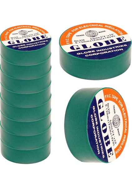 İzole Bant Yeşil 10LUK 0.13 mm X 19 mm GO506089 mt-20035