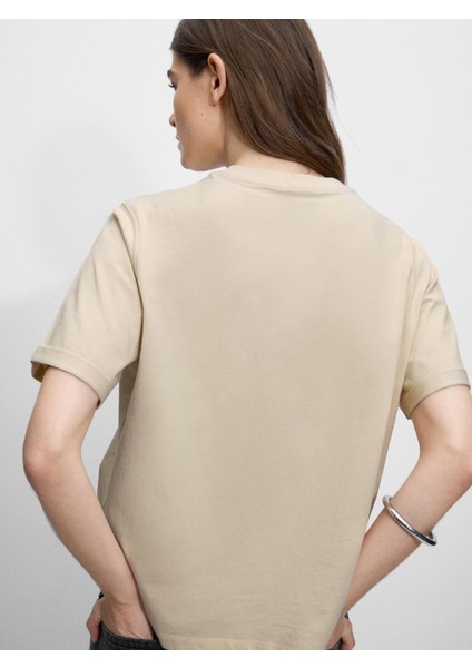 Kiraz Desenli T-Shirt