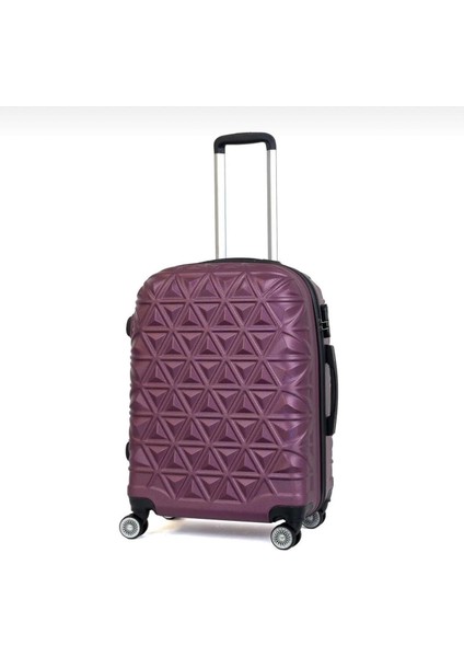 Piramit Desen Abs Seyahat Valizi, Canyon Serisi, Orta Boy