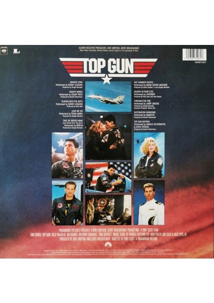 Top Gun Orijinal Film Müziği Plak