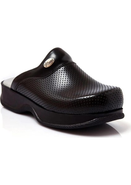 Siyah Ortopedik Sabo Terlik Doktor Terliği Hemşire Terliği Aşçı Terliği fiyatları
