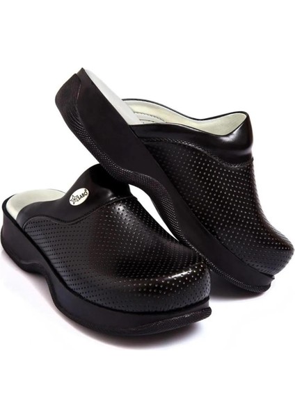 Siyah Ortopedik Sabo Terlik Doktor Terliği Hemşire Terliği Aşçı Terliği modelleri