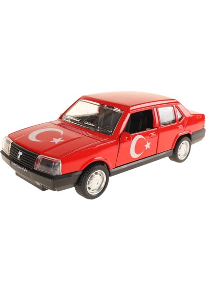 Metal Çek Bırak Kapıları Açılan Şahin Araba 1:36 Ölçek Diecast Model