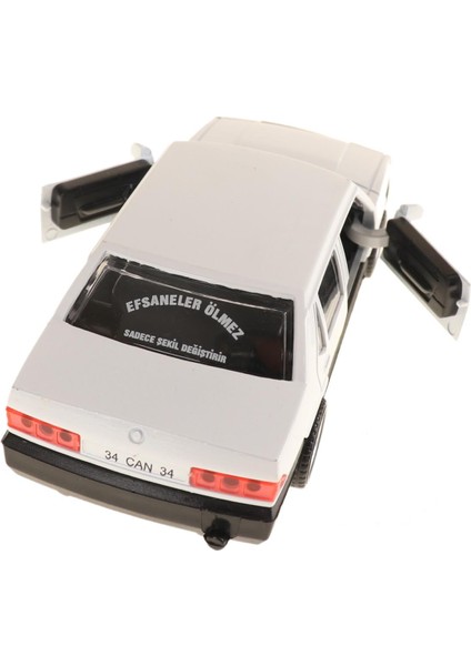 Metal Çek Bırak Kapıları Açılan Şahin Araba 1:36 Ölçek Diecast Model