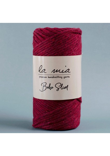 Boho Slim Bordo El Örgü ipi -L065 - 34200