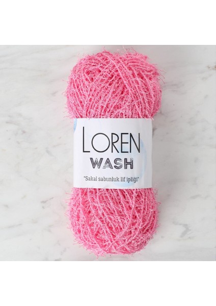 Wash Pembe El Örgü ipi - R103 - 34023