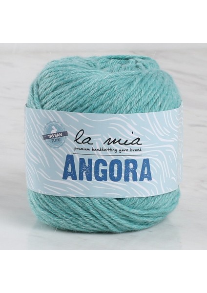 Angora 50Gr Mint Yeşili El Örgü ipi - L130 - 33805