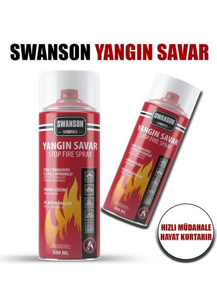 Yangın Söndürme Spreyi 500 ml 1 Adet