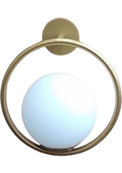 Milaya Modern Globe Camlı Duvar Aplik