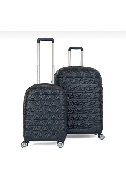 Piramit Desen Abs Seyahat Valizi, Canyon Serisi, Kabin Boy&büyük Boy