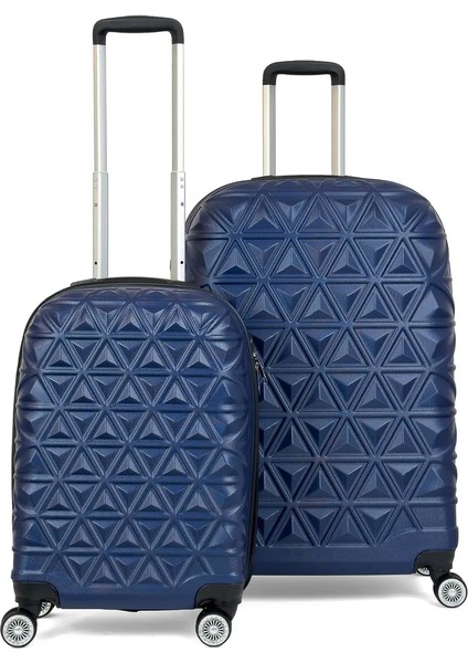 Piramit Desen Abs Seyahat Valizi, Canyon Serisi, Kabin Boy&büyük Boy