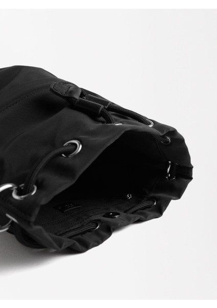 Teknik Kumaş Bucket Çanta